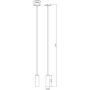 Lampa wisząca 1x35 W czarna 57911HB Globo Lighting Robby zdj.2