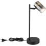 Lampa biurkowa 1x8 W czarna-mosiądz-przydymiona 57916T Globo Lighting Trabby zdj.3