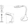 Lampa biurkowa 1x10 W czarna 58271B Globo Lighting Pattaya zdj.2