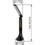 Inteligentna lampa biurkowa 1x4 W czarna 58329B Globo Lighting Tyrell zdj.2