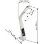 Lampa biurkowa 1x6.5 W biała-chrom 58333 Globo Lighting Sophie zdj.3