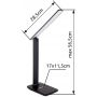 Lampa biurkowa 1x5 W czarna 58400S Globo Lighting Bulla zdj.2
