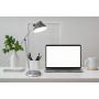 Lampa biurkowa 1x8 W biała-szara 58437G Globo Lighting Halvar zdj.6
