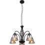 Lampa wisząca 5x60 W czarna 602985H Globo Lighting Gonny zdj.1