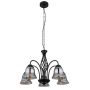 Lampa wisząca 5x60 W czarna 602985H Globo Lighting Gonny zdj.2