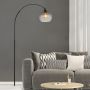 Lampa stojąca 1x60 W czarna-przydymiona 58227BS Globo Lighting Newcastle zdj.5