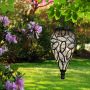 Lampa wisząca zewnętrzna 1x0.06 W czarna 36131 Globo Lighting Solar zdj.4