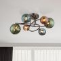 Lampa podsufitowa 6x3.5 W zielona-przydymiona-niebieska-szara 561426D Globo Lighting Riha zdj.4