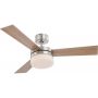 Lampowentylator podsufitowy 2x40 W biała-chrom-drewno 0333 Globo Lighting Alana zdj.1