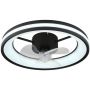 Lampowentylator podsufitowy 1x30 W czarna 03651 Globo Lighting Gatian zdj.5