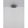 Lampowentylator podsufitowy 1x45 W biała-czarna 03653 Globo Lighting Blizzak zdj.8
