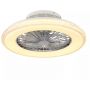 Lampowentylator podsufitowy 1x40 W biała-chrom 03654 Globo Lighting Corusso zdj.5