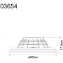 Lampowentylator podsufitowy 1x40 W biała-chrom 03654 Globo Lighting Corusso zdj.2