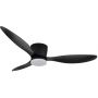 Lampowentylator podsufitowy 1x20 W czarna 03666S Globo Lighting Armando zdj.1