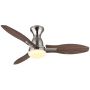 Lampowentylator podsufitowy 1x22 W biała-drewno-nikiel 03671N Globo Lighting Gale zdj.4