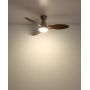 Lampowentylator podsufitowy 1x22 W biała-drewno-nikiel 03671N Globo Lighting Gale zdj.5