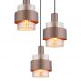 Lampa wisząca 3x60 W bursztynowa 155603HA Globo Lighting Milley zdj.3