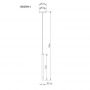 Lampa wisząca 1x4 W biała 15629W1 Globo Lighting Ryan zdj.2