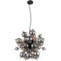 Lampa wisząca 6x25 W czarna-przydymiona 15633HS Globo Lighting Udo zdj.3