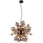 Lampa wisząca 6x25 W czarna-przydymiona 15633HS Globo Lighting Udo zdj.1