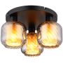 Lampa podsufitowa 3x60 W czarna 157543D Globo Lighting Xia zdj.1