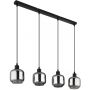 Lampa wisząca 4x25 W czarna 157544H Globo Lighting Xia zdj.1