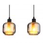 Lampa wisząca 4x25 W czarna 157544H Globo Lighting Xia zdj.4