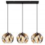 Lampa wisząca 3x25 W czarna 157593H Globo Lighting Mika zdj.4