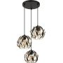 Lampa wisząca 3x40 W czarna 157593HR Globo Lighting Mika zdj.1