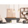 Lampa wisząca 3x40 W bursztynowa 15769A3 Globo Lighting Massey zdj.4