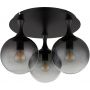 Lampa podsufitowa 3x10 W czarna-przydymiona 158853D Globo Lighting Dalton zdj.3