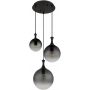 Lampa wisząca 3x10 W czarna-przydymiona 158853H Globo Lighting Dalton zdj.4