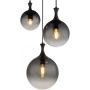 Lampa wisząca 3x10 W czarna-przydymiona 158853H Globo Lighting Dalton zdj.5