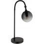 Lampa stołowa 1x10 W czarna-przydymiona 15885T Globo Lighting Dalton zdj.1