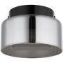 Lampa podsufitowa 1x6 W czarna-przydymiona 16055DS Globo Lighting Higgins zdj.1