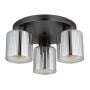 Lampa podsufitowa 3x60 W czarna-przydymiona 160563D Globo Lighting Felicia zdj.2
