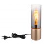 Lampa stołowa 1x25 W złota-bursztynowa 21000TCA Globo Lighting Annika zdj.3