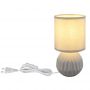 Lampa stołowa 1x40 W szara 21730G Globo Lighting Sylas zdj.4