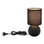 Lampa stołowa 1x40 W czarna 21730S Globo Lighting Sylas zdj.4