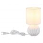 Lampa stołowa 1x40 W biała 21730W Globo Lighting Sylas zdj.4