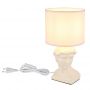 Lampa stołowa 1x40 W beżowa 21732CU Globo Lighting Hermes zdj.4