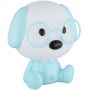 Lampka nocna dziecięca 1x1 W niebieska 21761B Globo Lighting Puppy zdj.1