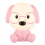 Lampka nocna dziecięca 1x1 W różowa 21761P Globo Lighting Puppy zdj.3