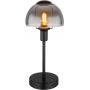 Lampa stołowa 1x25 W czarna-przydymiona 21914B Globo Lighting Kokkini zdj.1