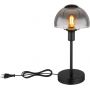 Lampa stołowa 1x25 W czarna-przydymiona 21914B Globo Lighting Kokkini zdj.5