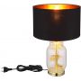 Lampa stołowa 1x40 W czarna-przezroczysta-mosiądz 24141M Globo Lighting Ginko zdj.4