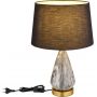 Lampa stołowa 1x40 W czarna-mosiądz-szara 24147B Globo Lighting Kisa zdj.3