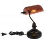 Lampa stołowa 1x60 W czarna-przezroczysta-miedź 2491C Globo Lighting Antique zdj.3