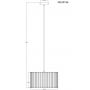 Lampa wisząca 1x60 W przydymiona 30229146 Globo Lighting Run zdj.2