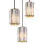 Lampa wisząca 3x60 W przydymiona 30229346 Globo Lighting Run zdj.3